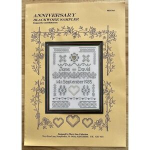Anniversary Blackwork Sampler By Mary Jane Collection